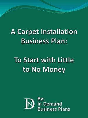 cover image of A Carpet Installation Business Plan